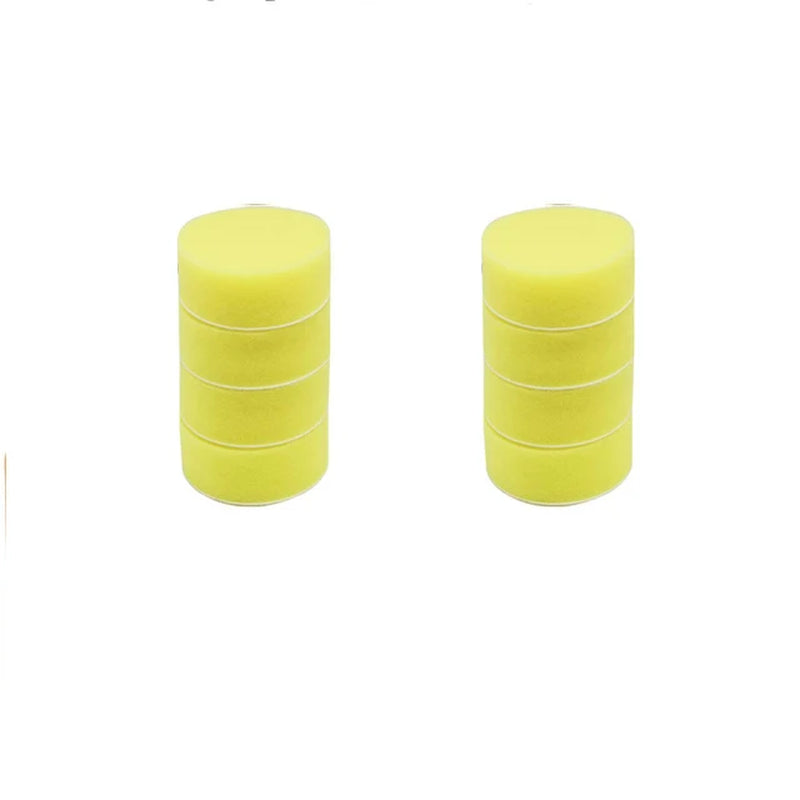 10 Pcs 3 Inch Polishing Pad Foam Drill Sponge Buffing Pads 80Mm Flocking Car Buffer Pads for Detail Polisher Waxing Cleaning